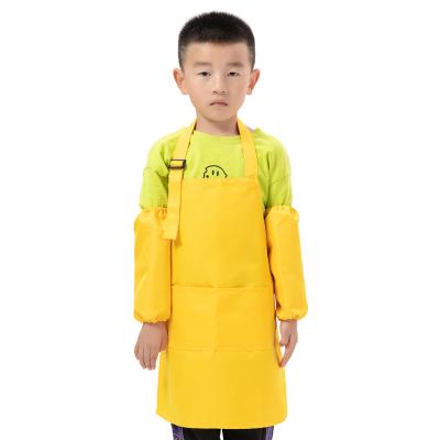 China SANITARY Professional Beauty Logo Custom Waterproof Polyester Kids Apron for sale