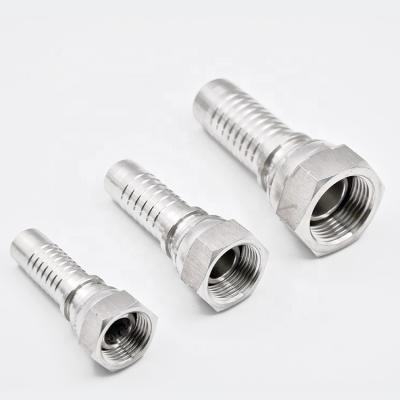 China Carbon Steel/Stainless/Brass Wholesale Hydraulic Hose Fittings Stainless Steel Hydraulic Hose Fittings for sale