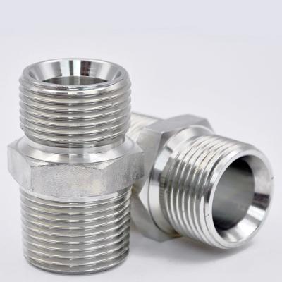 China High Quality Carbon Steel / Stainless / Brass ISO9001:2015 Hydraulic Hose Adapter Fittings for sale