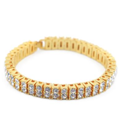 China Men's high quality luxury hot sale jeweley bracelet multilayer rhinestone bangle bracelet wholesale for sale