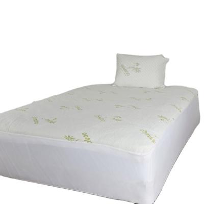 China Waterproof Bedding Jacquard Organic Bamboo Mattress Protector for sale