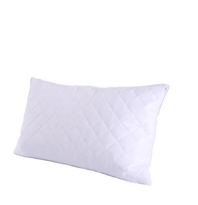 China High Quality Quilted 100% Microfiber Cotton Anti-static Fabric Pillowcase Waterproof Pillow Protector for sale