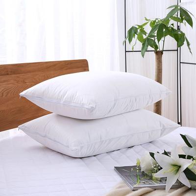 China Waterproof Hypoallergenic Cotton Terry Polyester Waterproof Pillow Protector With Customs for sale