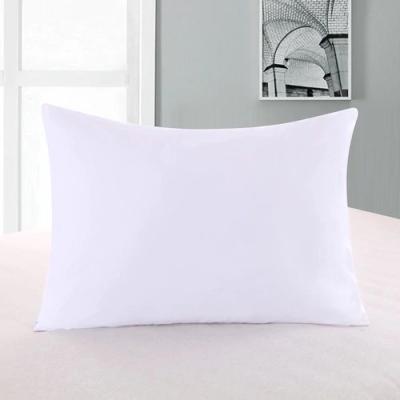 China Low Cotton Terry Standard Waterproof Allergy Pillow Protector With Zipper Closure for sale