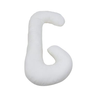 China Anti Dust Mites Massage Body Care C Shape Microfiber Pregnancy Pillow For Back Pain for sale