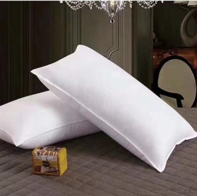 China 100% Luxury Hotel Custom Neck Inflatable White Duck Down Feather Pillows for sale