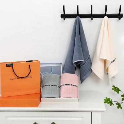 China Wholesale QUICK DRY Thick Turkish 100% Cotton Hotel Shopping Bath Souvenir Gift Towel Set From China for sale