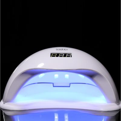 China Nail Art Salon Profesional Led Uv System Nail Curing Lamp 150W 48W Drying Led Nail Lamp for sale