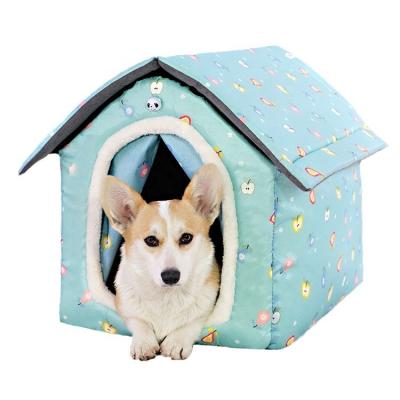 China Viable New Style Portable Pet Houses Indoor Outdoor Dog House Cat Dog Nest Cage Comfortable Making for sale