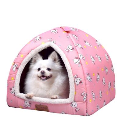 China Removable Blanket Super Soft Pet Cat House For Cat Keep Warm Outside No Silp for sale