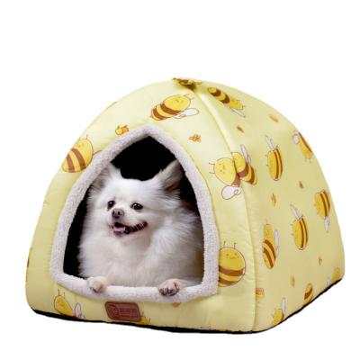 China 2022 Removable Cover Manufacturer Supplier Cat Bed Pet Tent Nest Hot Selling Cat Houses Luxury Dog Cage Kennel Removable for sale