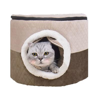 China Wholesale Breathable Design Four Seasons Cat Bed Available From Coffee Luxury Cat Soft Pet Bed New From Manufacturer for sale