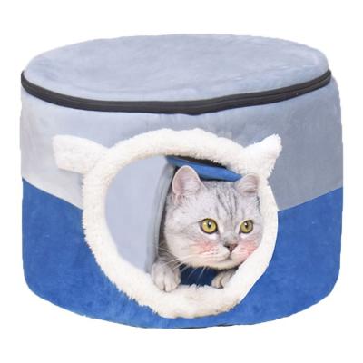 China Cat Bed Soft Warm Breathable For Small Animals Autumn Winter Cat Small Pet Beds Luxury Soft Cat House for sale