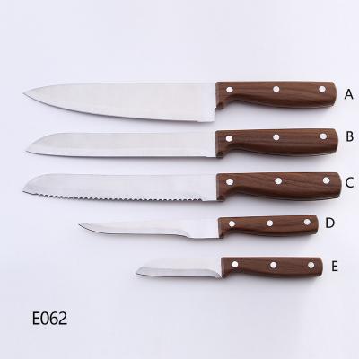 China Kitchen Use China Professional 5 Pieces High Quality Stainless Steel Kitchen Knife Set for sale