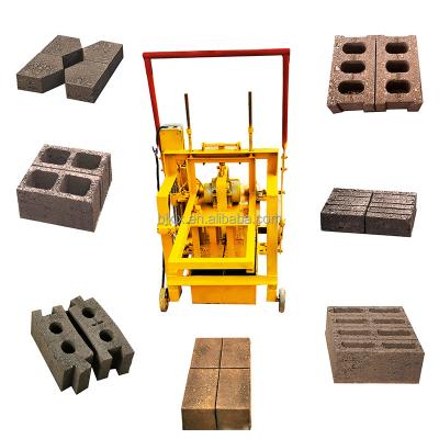 China Brand New Small Cavity Plastic Block Tile Brick High Efficiency Low Cost Hand Held Clay Brick Making Machine for sale