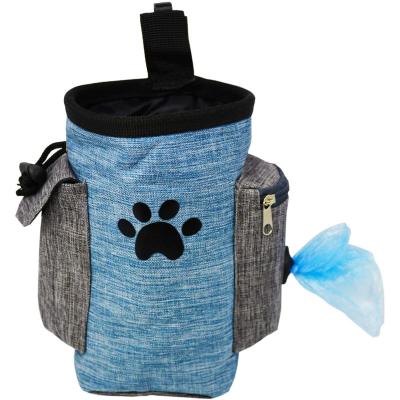 China Sustainable Dog Treat Pouch Dog Treat Bag For Training Small To Large Dogs Easily Carry Pet Toys Chew Treats Built In The Poop Bag for sale