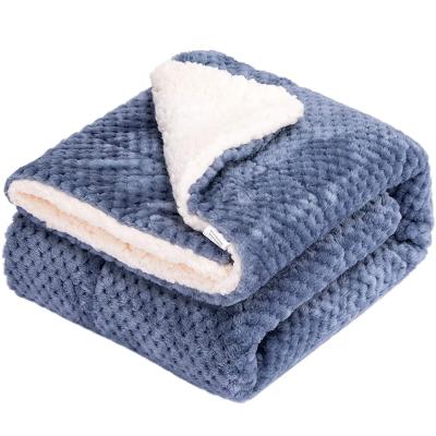 China Breathable Dog Blanket Pet Cover Warm Soft Plush Fleece Receiving Blankets For Dog Bed And Bed Couch Sofa Travel And Outdoor Camping for sale