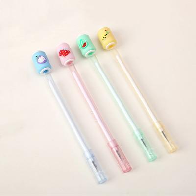 China Custom Cute Design High Quality Normal Cartoon Soda Box Shaped Pen School Stationery Black Ink Kids Gel Pen for sale