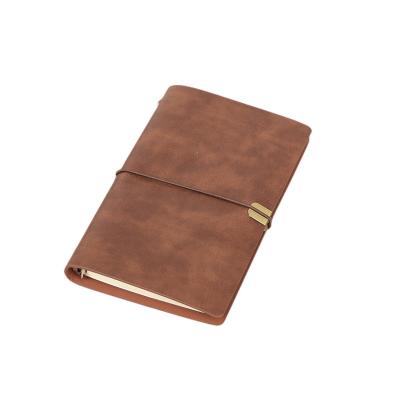 China 2020 Mini Hot Selling Promotional Diary A5 Size PU Leather Cover Flexible Journal Book Notebook for sale