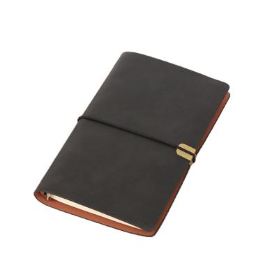 China Mini China Supplier A5 Size Travel Diary PU Leather Notebook for sale