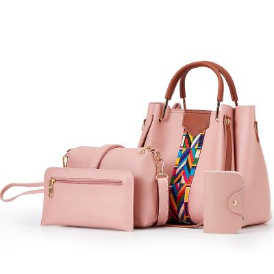 China New Product PU Ideas 2021 Beautifully Set Ladies Luxury Handbag For Women for sale