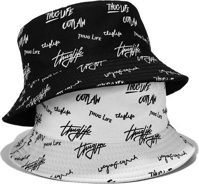 China Street Style Custom Logo Men Women Cotton Reversible Bucket Hat Hat Bulk Wholesale Designer Luxury High Quality Pattern Plain for sale