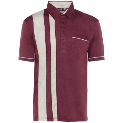 China Custom Logo Custom Cheap Blank Polo Shirts With Colorful Stripe Polo Shirt For High Quality 95%cotton 5%spandex For Men for sale