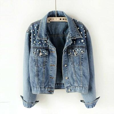 China Custom Logo Custom Personalized Denim Jacket men's and women's denim jacket bride to be bride to marry jackets for sale