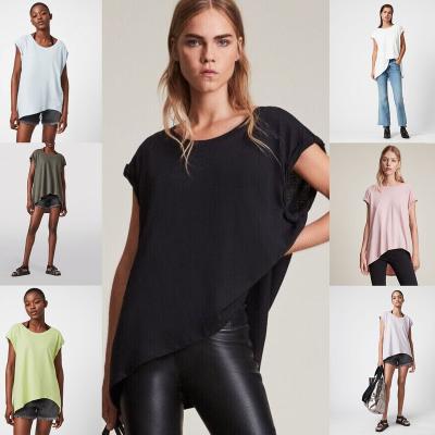 China Custom High Quality Empty Top Tanks New Style 2023 100% Cotton Very Soft For Women Unisex Sling Top Tanks Accept Customzied Size for sale