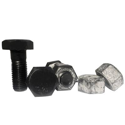 China Steel Structural Bolts DIN 931 / DIN 933 Steel Hex Bolt And Nut Steel Heavy Hex Bolts for sale