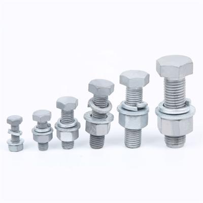 China High Strength High Tensile Hex Bolt High Tensile Bolt Hot Dip Galvanized for sale