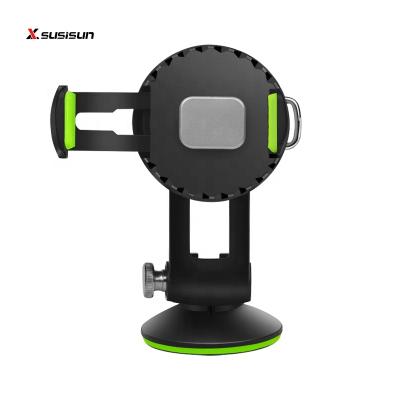 China 2021 Universal 360 Degree Rotation Design Car Phone Holder New Foldable No Cell Phone Sucker Magnetic Car Phone Holder for sale