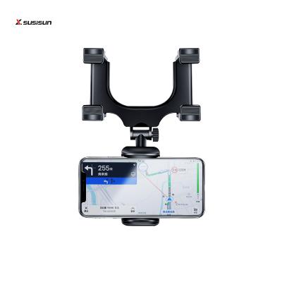 China Car Phone Holder Car Mount Rearview Mirror Car Durable 360 ​​Degree For Gps Smartphone Holder Universal for sale