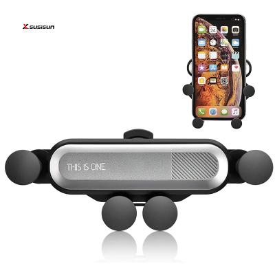 China Universal Creative Auto Mobile Phone Bracket Holder Car Phone Mount Gravity Grade Flexible Car Holder For Mobile Phone for sale