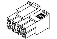 China Custom Double Row Wire To Wire Connectors Receptacle Crimp Housings for sale