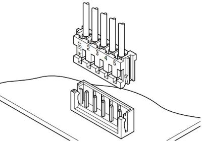 China Disconnectable Crimp Electrical Wire To Board Connectors 2.5mm Pitch for sale