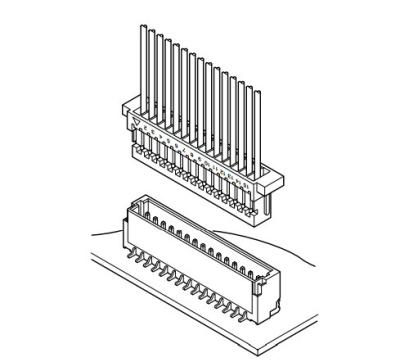 China 1.0mm Pitch Disconnectable Wire To Board Connectors Crimp Style Connector for sale