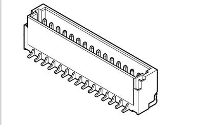 China 1.0mm Pitch Vertical Wafer PCB Header Connector , Printed Circuit Board Connector for sale