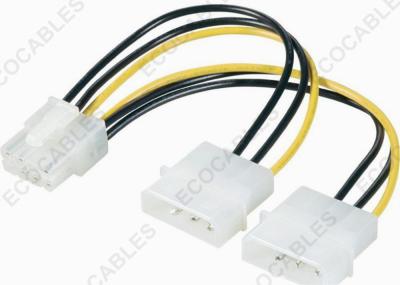 Cina Spina 8pin di PCI-E all'assemblaggio cavi della spina di corrente 4pin Molex di ido/all'assemblaggio cavi cablaggio del cavo in vendita