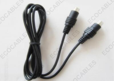 China Kabel-Mann schwarze Energie-Lärm-Kabel MIDI-Schnittstellen-/5 Pin MIDI zum Mann zu verkaufen