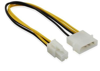 China ATX P4 To Molex 4 pin Power Cable Connector For Motherboard RoHS Compliant for sale