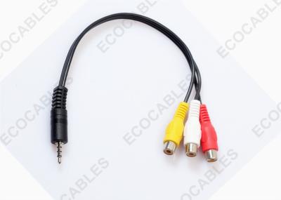 China 3.5 Male Plug To Male RCA Stereo Signal AV Cable For Player for sale