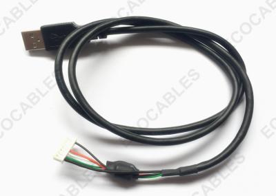 China Erweiterungs-Kabel-Schwarzes PVC-Jacke USBs A UL2725 USB männliches Kabel mit Verbindungsstück MLX 51004 zu verkaufen