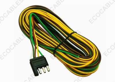 China 4 Way Side Color Coded 18 Gauge Bonded Trailer Wiring Harness for sale