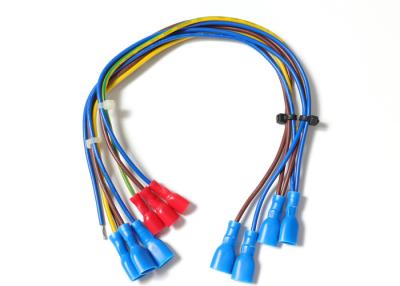 China 6.35mm Female Industrial Wire Harness With Ring Terminal Heavy Duty for sale