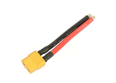 China UL3135 14AWG XT 60 Gold Plated Battery Wire Harness  250mm Length for sale