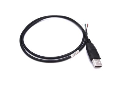 China 6P PVC 28AWG Male Braid Cable For Computer Mouse for sale