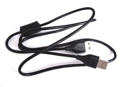 China UL2725 28AWG 2,0 ein Mann-USB-Kabel mit Kern EMI Filter zu verkaufen