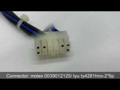 18awg Electric Industrial Cable Assembly With Terminal For Temperature Sensor