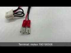 Molex Electric Industrial Wire Harness With 10 Pin Connector For Cabinet Door Switch